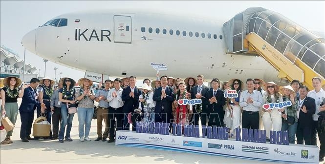 Khanh Hoa welcomes first direct flight from Russia’s Khabarovsk